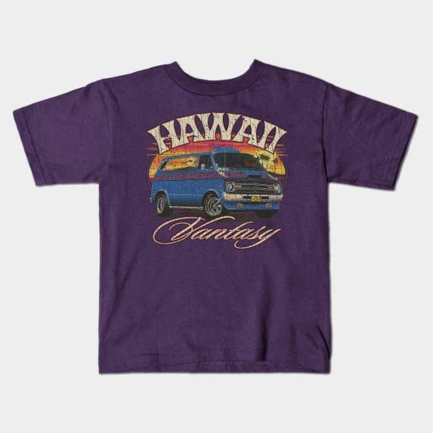 Hawaii Vantasy 1976 Kids T-Shirt by JCD666